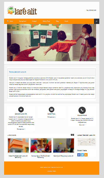 Website Sekolah Lare Alit.