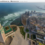 Peta Casablanca, Morocco